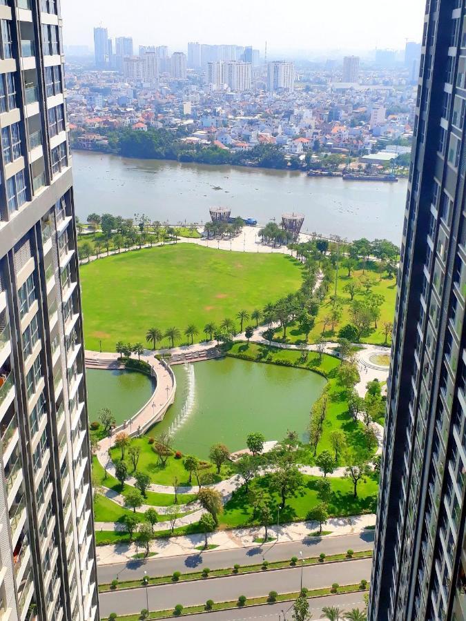 הו צ'י מין סיטי Luxury Vinhomes Central Park Humi Apartment מראה חיצוני תמונה