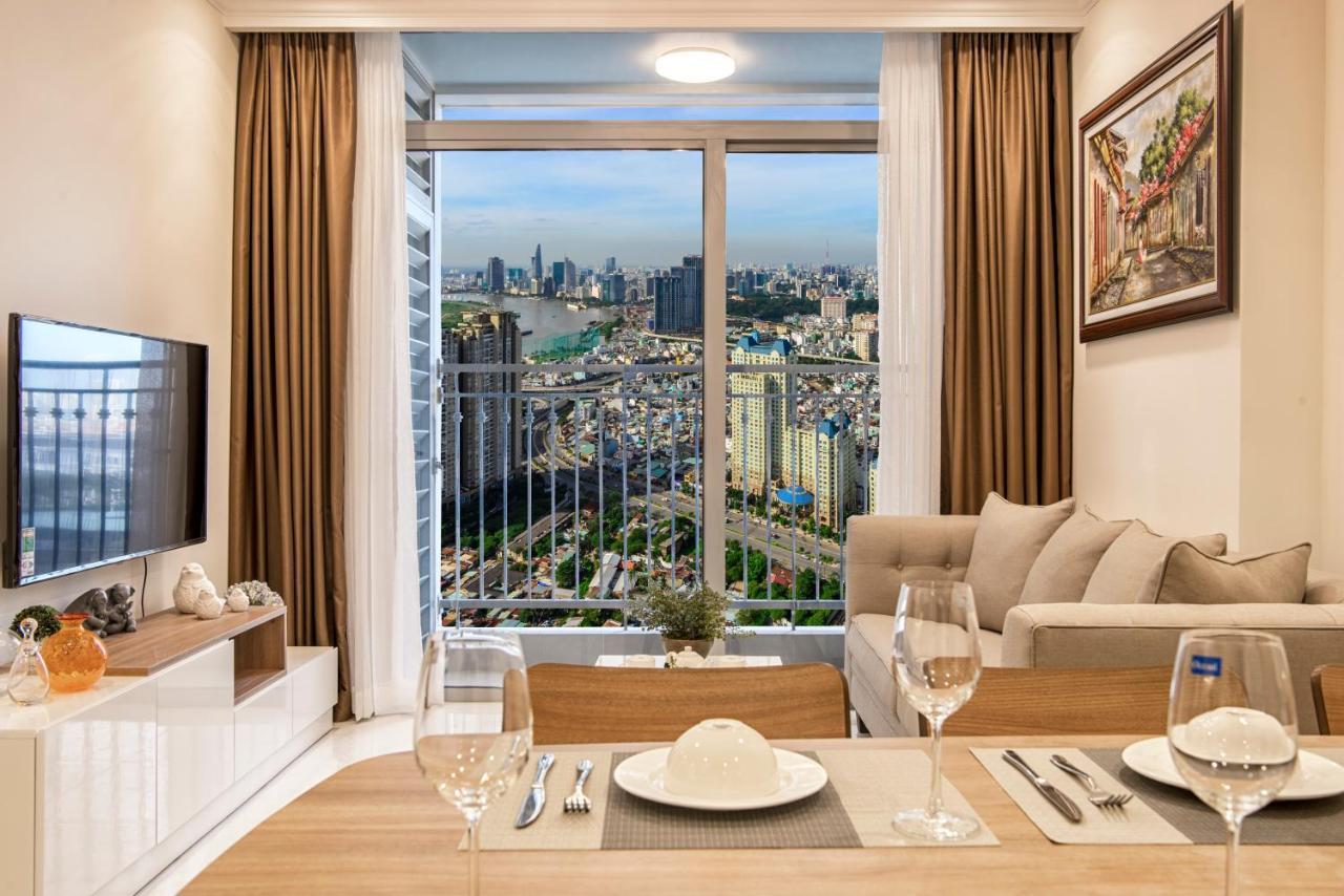 הו צ'י מין סיטי Luxury Vinhomes Central Park Humi Apartment מראה חיצוני תמונה